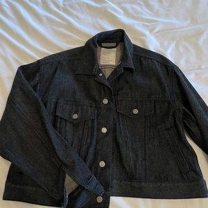 Denim oversized jacket